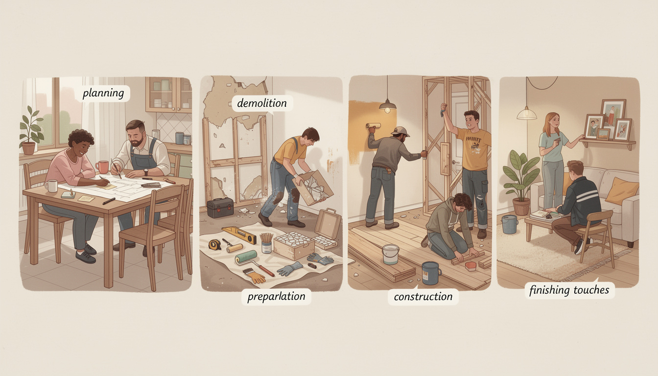 découvrez les étapes clés pour réussir vos travaux de rénovation et transformer votre maison en un espace moderne et confortable grâce à nos conseils pratiques.