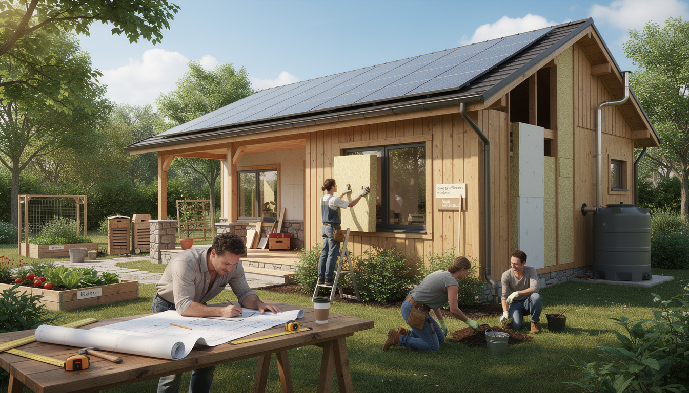 découvrez nos guides pratiques pour construire une maison écologique, alliant respect de l'environnement, économies d'énergie et confort optimal.